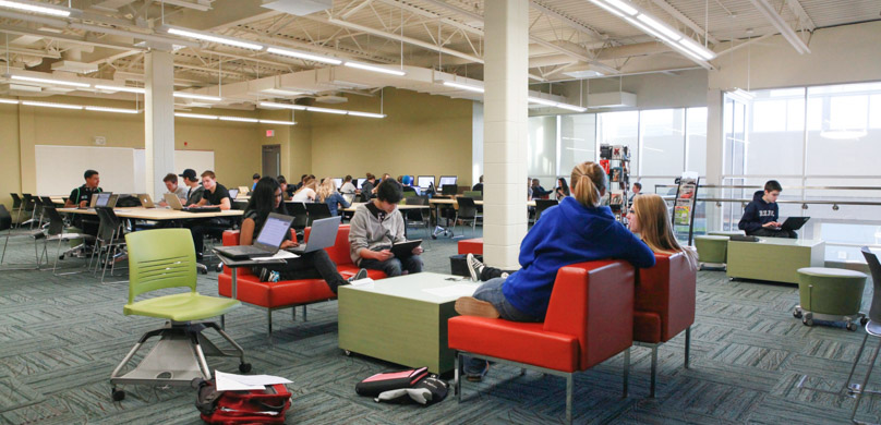 Learning Commons / Library - Bowness High School